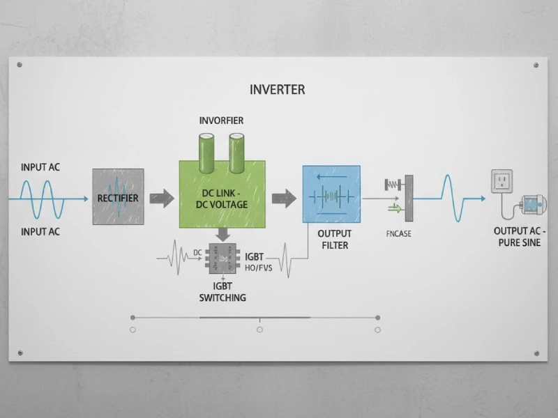 نحوه کار اینورتر تک فاز